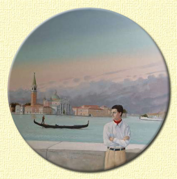 Portrait de Alain Briscadieu-Farjas à Venise