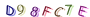 Vous devez recopier dans le champ ci-dessous les 7 caract�res parmis 0 � 9 et A � F